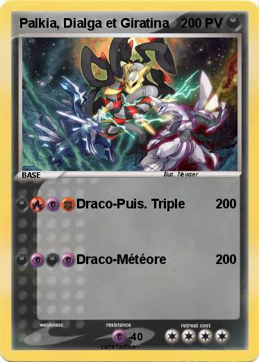 Pokemon Palkia, Dialga et Giratina