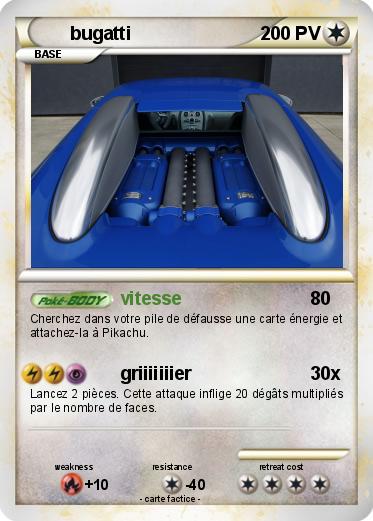 Pokemon bugatti