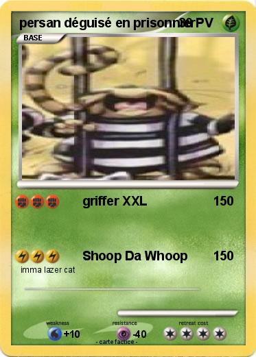 Pokemon persan déguisé en prisonnier