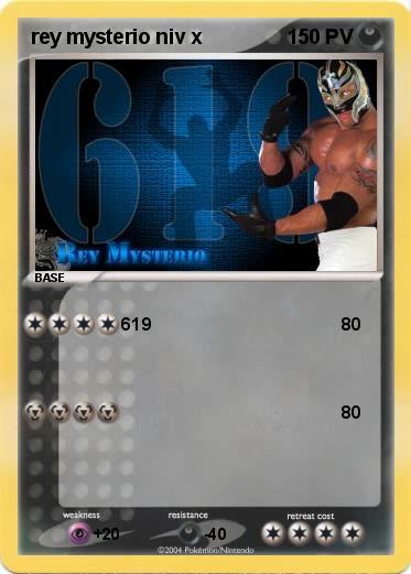 Pokemon rey mysterio niv x