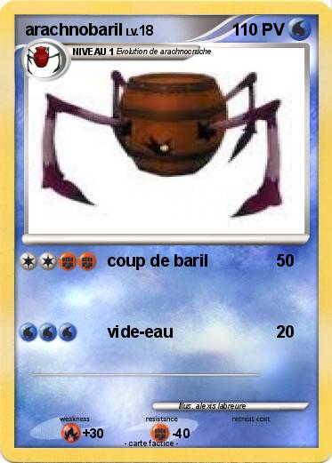 Pokemon arachnobaril