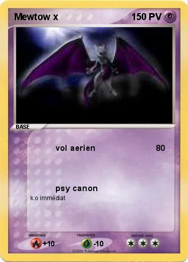 Pokemon Mewtow x 