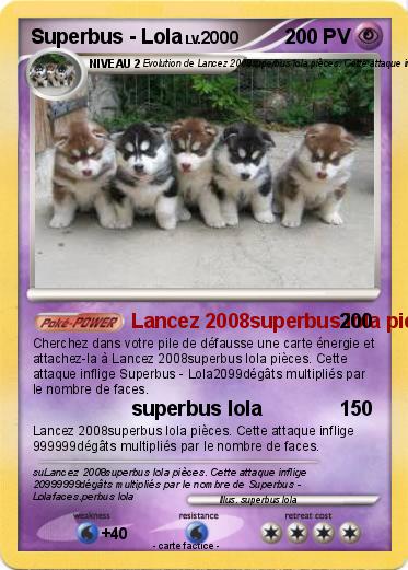 Pokemon Superbus - Lola