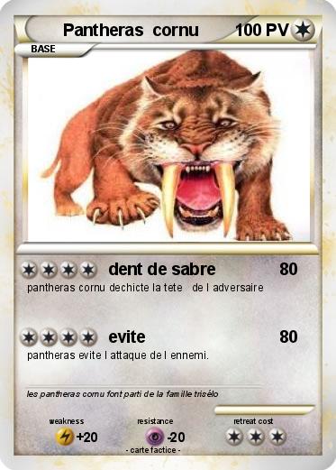Pokemon Pantheras  cornu