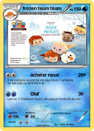 Pokemon frozen tsum tsum