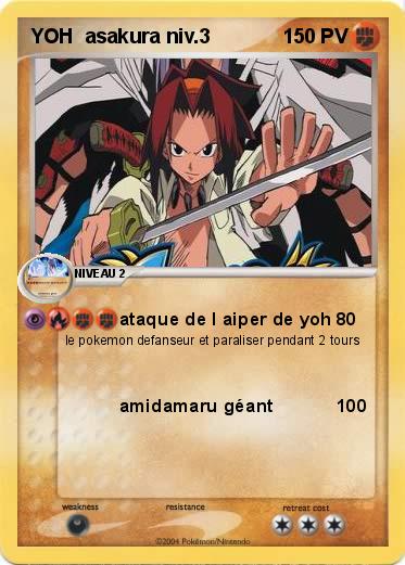 Pokemon YOH  asakura niv.3