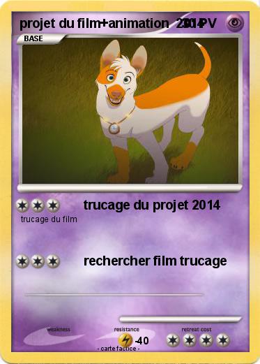Pokemon projet du film+animation  2014