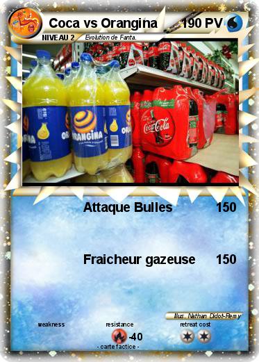 Pokemon Coca vs Orangina