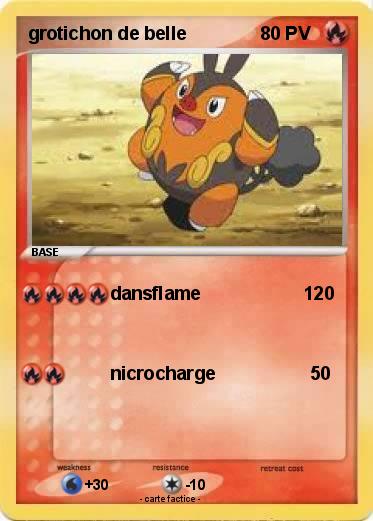 Pokemon grotichon de belle