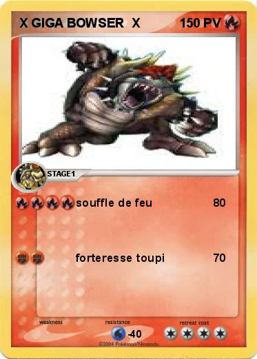 Pokemon X GIGA BOWSER  X