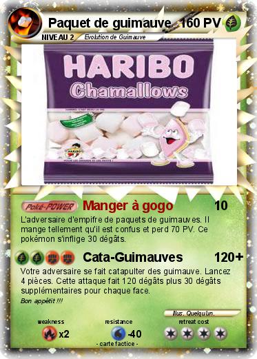 Pokemon Paquet de guimauve