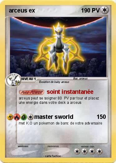 Pokemon arceus ex