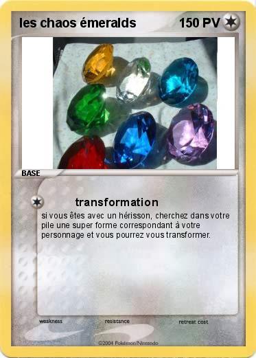 Pokemon les chaos émeralds
