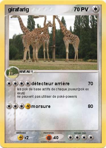Pokemon girafarig