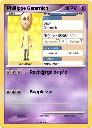 Pokemon Phillippe Gaternich