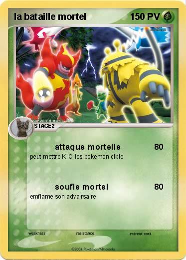 Pokemon la bataille mortel