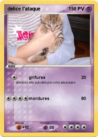 Pokemon delice l'ataque