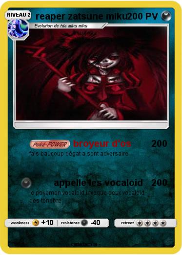 Pokemon reaper zatsune miku