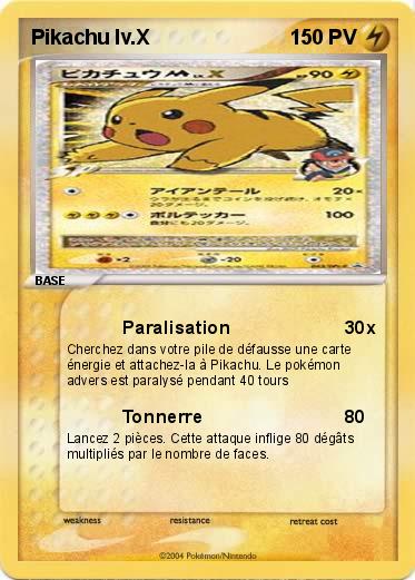 Pokemon Pikachu lv.X