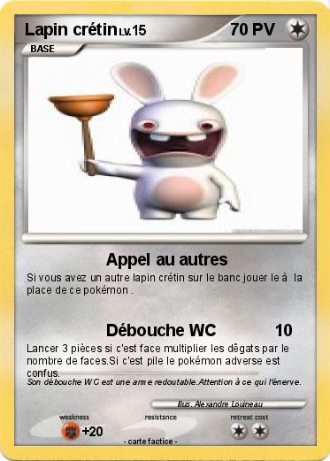 Pokemon Lapin crétin