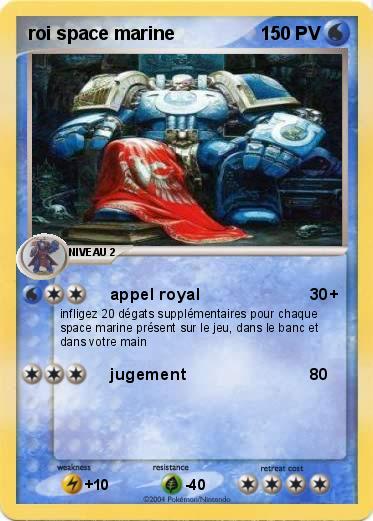 Pokemon roi space marine