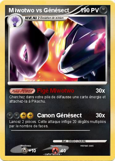 Pokemon M iwotwo vs Génésect