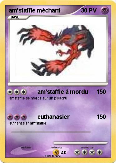 Pokemon am'staffie méchant