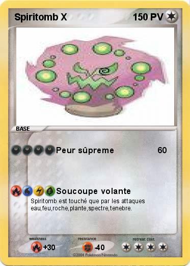Pokemon Spiritomb X