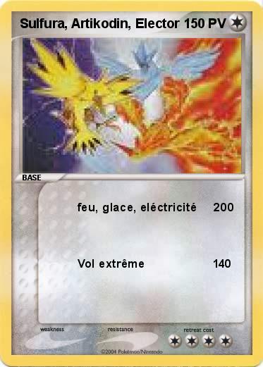 Pokemon Sulfura, Artikodin, Elector