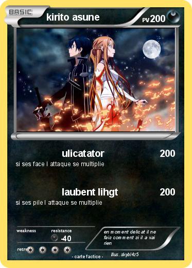 Pokemon kirito asune