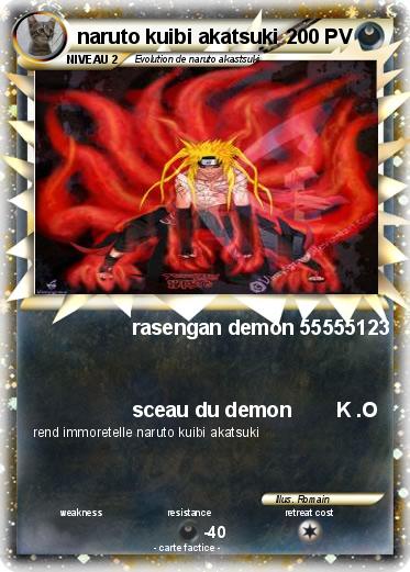 Pokemon naruto kuibi akatsuki