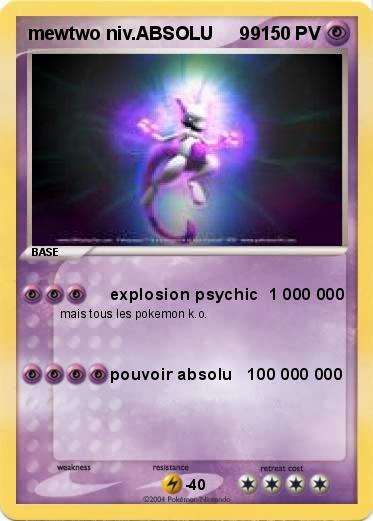 Pokemon mewtwo niv.ABSOLU     99