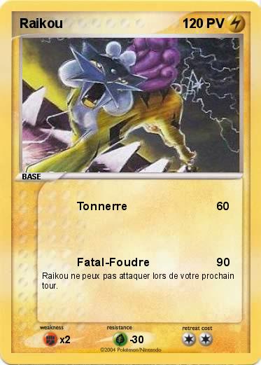 Pokemon Raikou