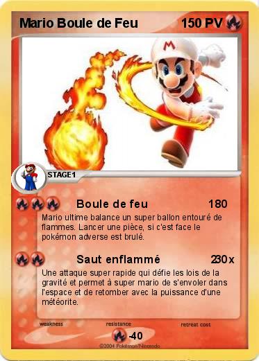 Pokemon Mario Boule de Feu