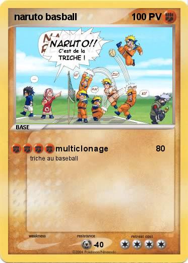 Pokemon naruto basball