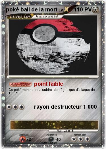 Pokemon poké ball de la mort