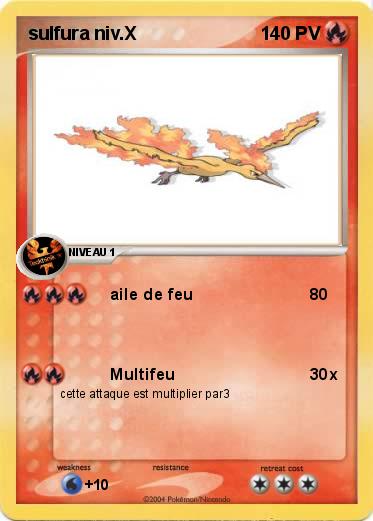 Pokemon sulfura niv.X