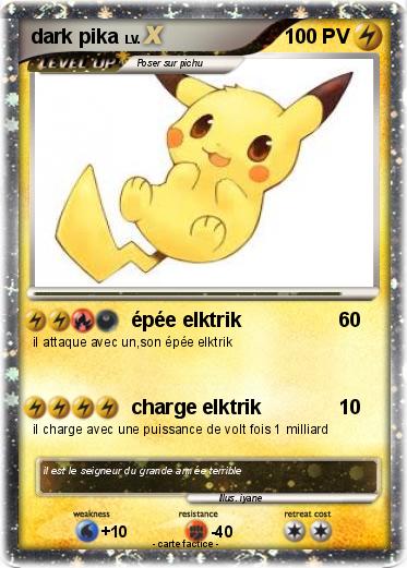 Pokemon dark pika