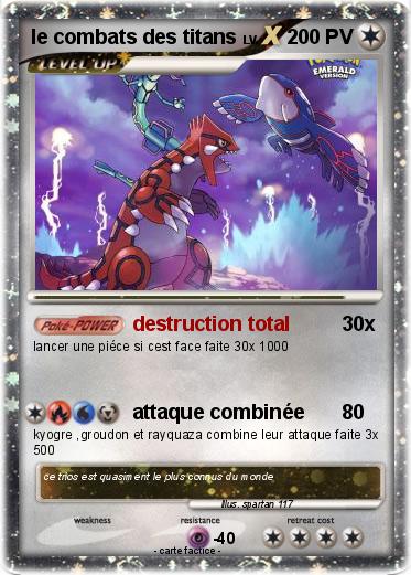 Pokemon le combats des titans