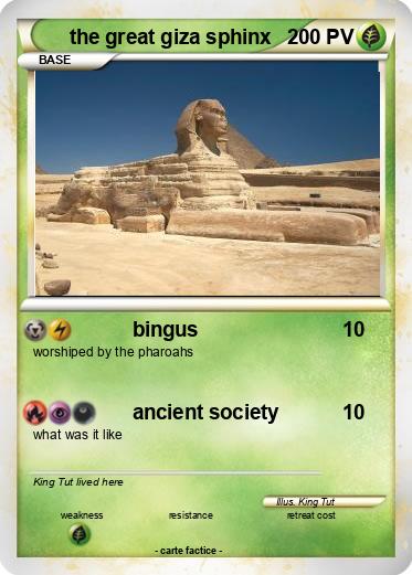 Pokemon the great giza sphinx