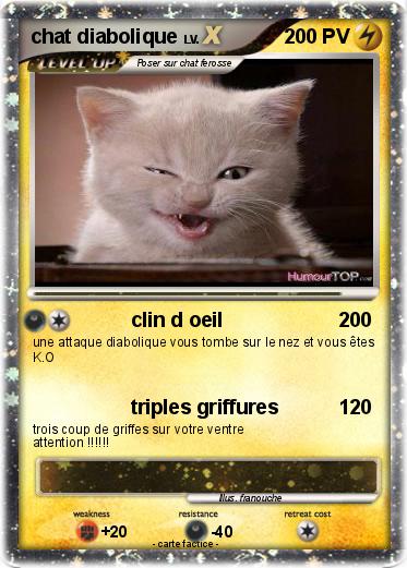 Pokemon chat diabolique