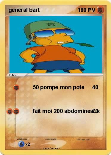 Pokemon general bart