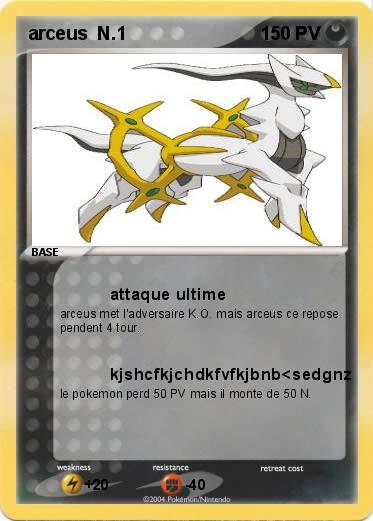 Pokemon arceus  N.1