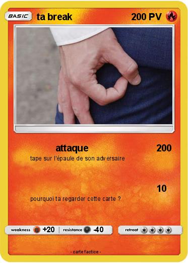 Pokemon ta break