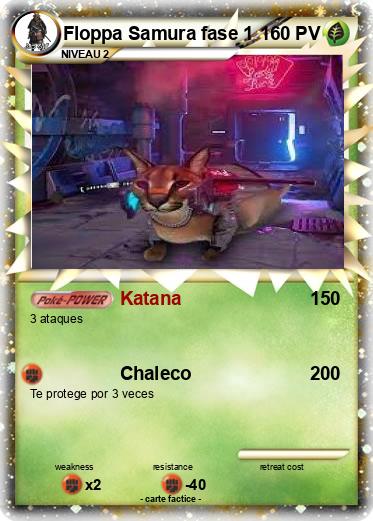 Pokemon Floppa Samura fase 1