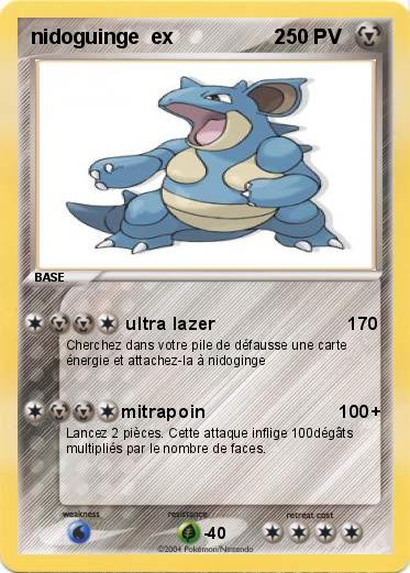 Pokemon nidoguinge  ex                  2   