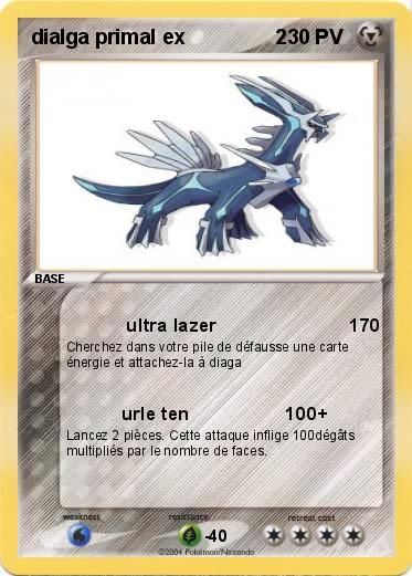 Pokemon dialga primal ex                2       
