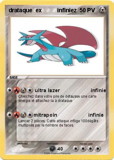 Pokemon drataque  ex          infiniez  
