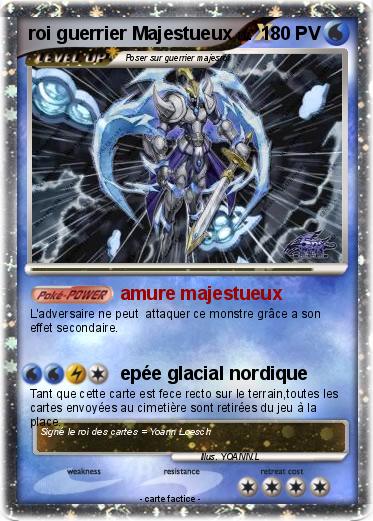 Pokemon roi guerrier Majestueux