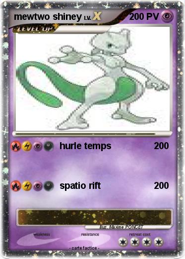 Pokemon mewtwo shiney